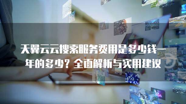 天翼云云搜索服务费用是多少钱一年的多少?全面解析与实用建议