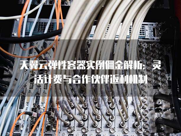 天翼云弹性容器实例佣金解析:灵活计费与合作伙伴返利机制