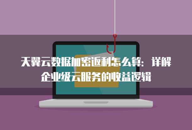 天翼云数据加密返利怎么算:详解企业级云服务的收益逻辑
