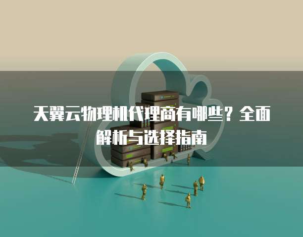 天翼云物理机代理商有哪些？全面解析与选择指南