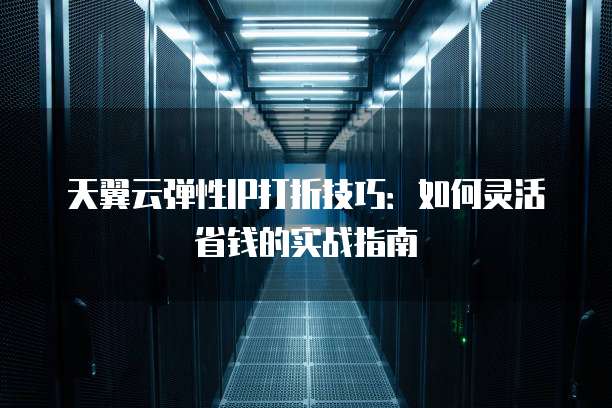 天翼云弹性IP打折技巧:如何灵活省钱的实战指南