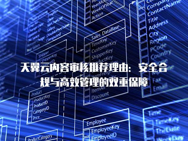 天翼云内容审核推荐理由:安全合规与高效管理的双重保障