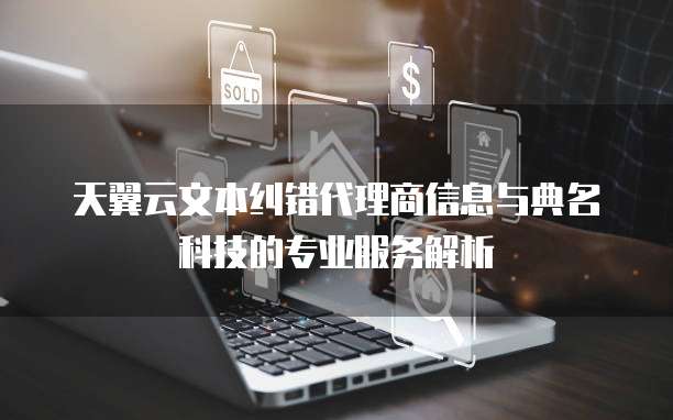 天翼云文本纠错代理商信息与典名科技的专业服务解析