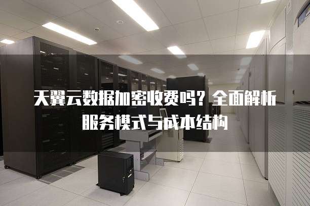 天翼云数据加密收费吗？全面解析服务模式与成本结构