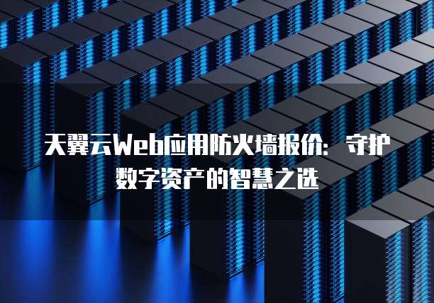 天翼云Web应用防火墙报价：守护数字资产的智慧之选