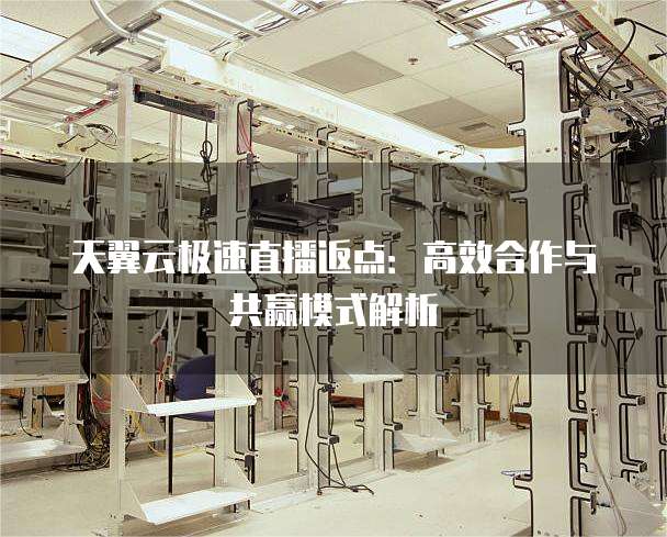 天翼云极速直播返点：高效合作与共赢模式解析