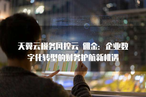 天翼云税务风控云 佣金：企业数字化转型的财务护航新机遇