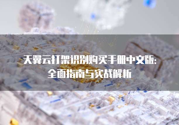 天翼云打架识别购买手册中文版:全面指南与实战解析