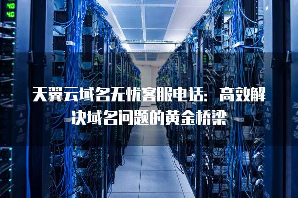 天翼云域名无忧客服电话:高效解决域名问题的黄金桥梁
