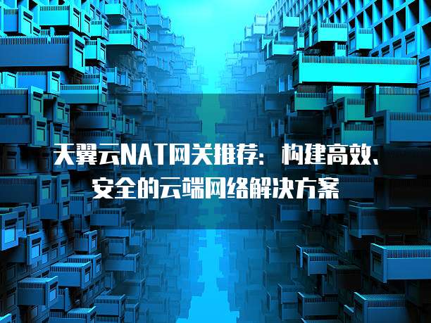 天翼云NAT网关推荐:构建高效、安全的云端网络解决方案