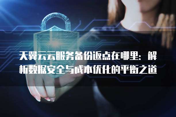 天翼云云服务备份返点在哪里:解析数据安全与成本优化的平衡之道