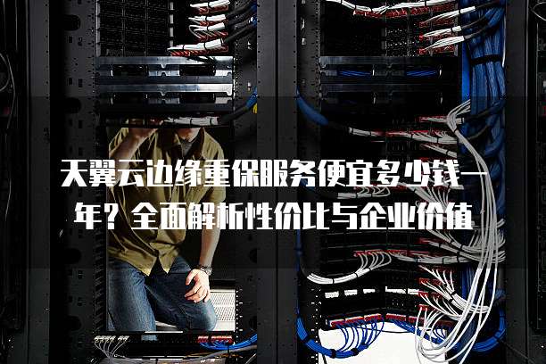 天翼云边缘重保服务便宜多少钱一年?全面解析性价比与企业价值