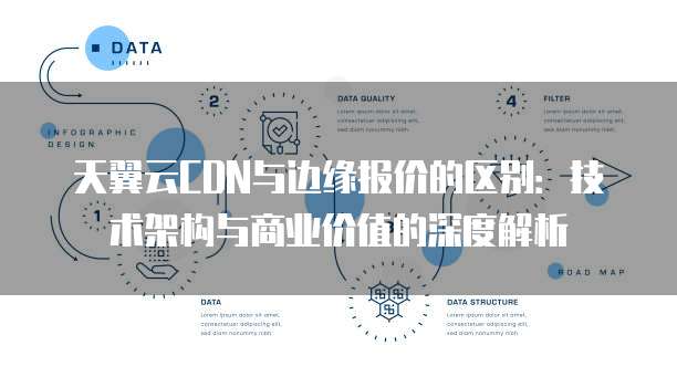天翼云CDN与边缘报价的区别:技术架构与商业价值的深度解析