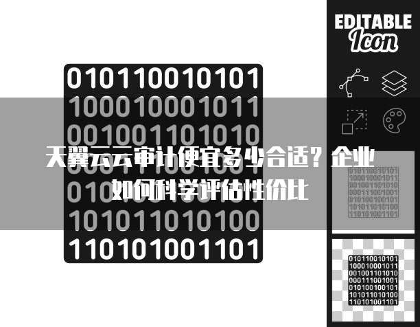 天翼云云审计便宜多少合适?企业如何科学评估性价比
