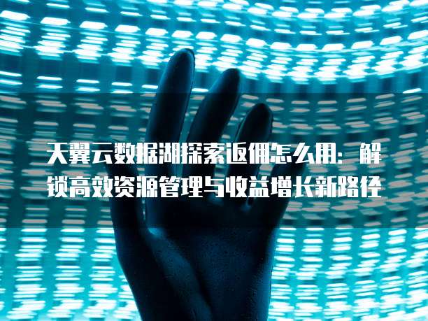 天翼云数据湖探索返佣怎么用:解锁高效资源管理与收益增长新路径
