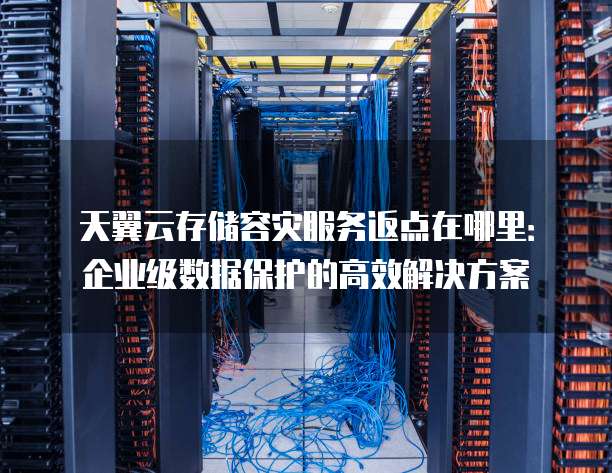 天翼云存储容灾服务返点在哪里:企业级数据保护的高效解决方案
