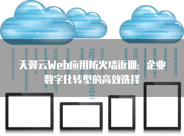 天翼云Web应用防火墙返佣：企业数字化转型的高效选择