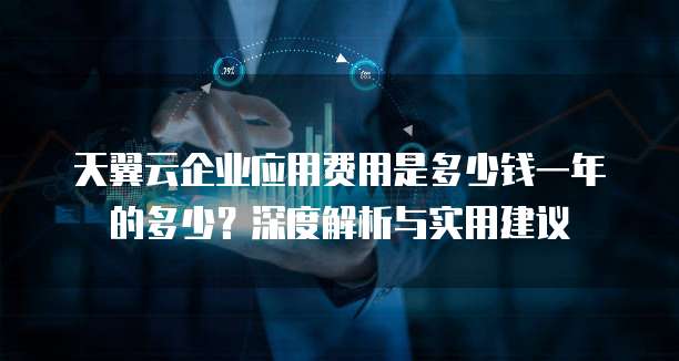 天翼云企业应用费用是多少钱一年的多少?深度解析与实用建议