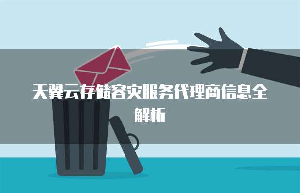 天翼云存储容灾服务代理商信息全解析