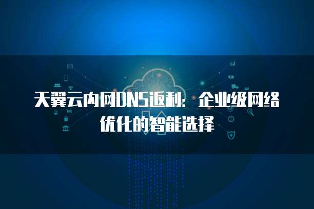 天翼云内网DNS返利：企业级网络优化的智能选择