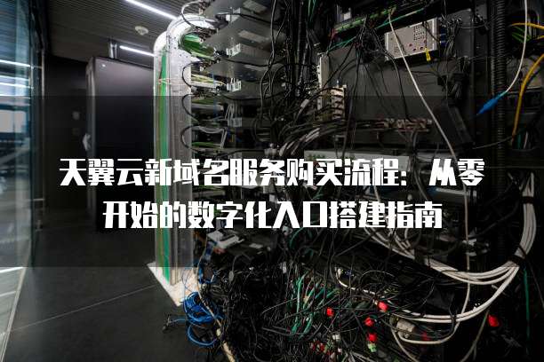 天翼云新域名服务购买流程:从零开始的数字化入口搭建指南