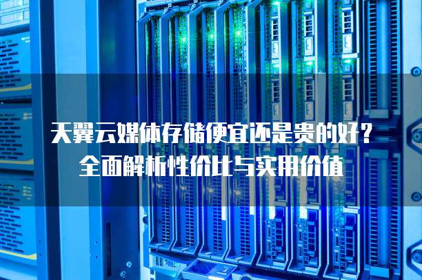 天翼云媒体存储便宜还是贵的好?全面解析性价比与实用价值