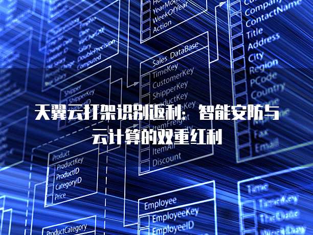 天翼云打架识别返利：智能安防与云计算的双重红利