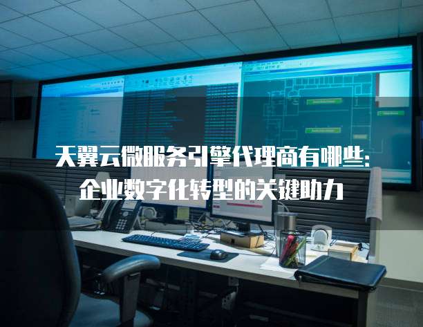 天翼云微服务引擎代理商有哪些:企业数字化转型的关键助力