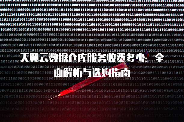 天翼云数据仓库服务收费多少：全面解析与选购指南