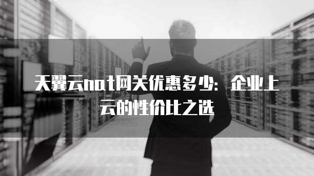 天翼云nat网关优惠多少:企业上云的性价比之选