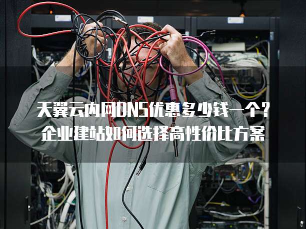 天翼云内网DNS优惠多少钱一个？企业建站如何选择高性价比方案