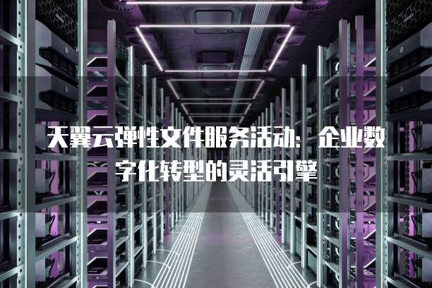天翼云弹性文件服务活动:企业数字化转型的灵活引擎