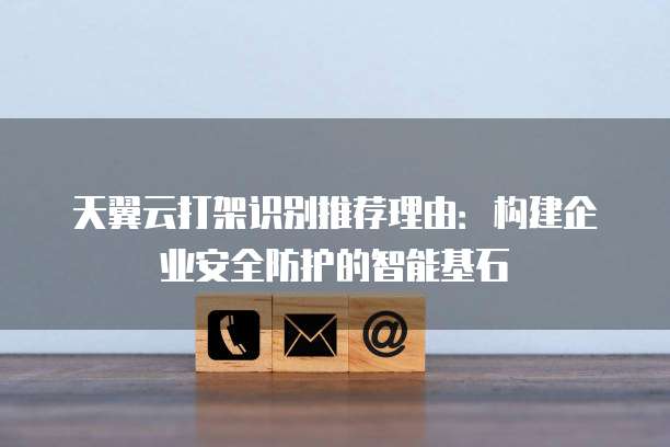 天翼云打架识别推荐理由:构建企业安全防护的智能基石