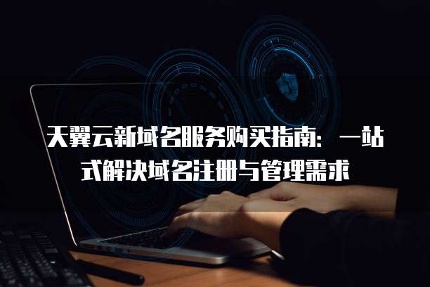 天翼云新域名服务购买指南:一站式解决域名注册与管理需求