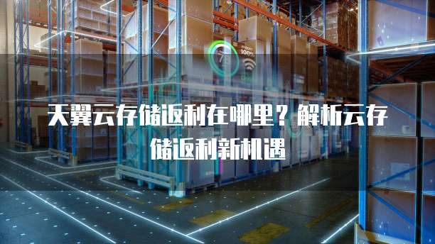 天翼云存储返利在哪里?解析云存储返利新机遇