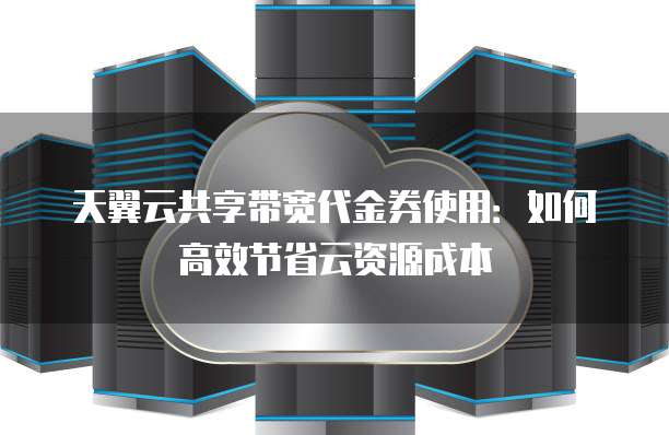 天翼云共享带宽代金券使用:如何高效节省云资源成本