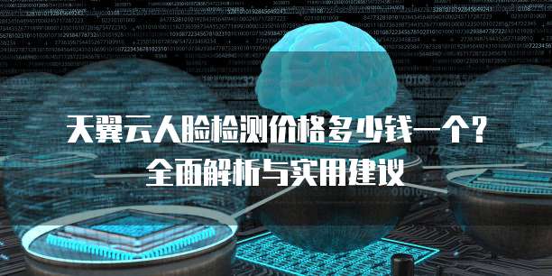 天翼云人脸检测价格多少钱一个？全面解析与实用建议