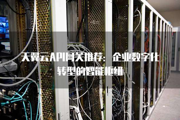 天翼云API网关推荐:企业数字化转型的智能枢纽