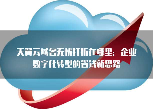 天翼云域名无忧打折在哪里:企业数字化转型的省钱新思路