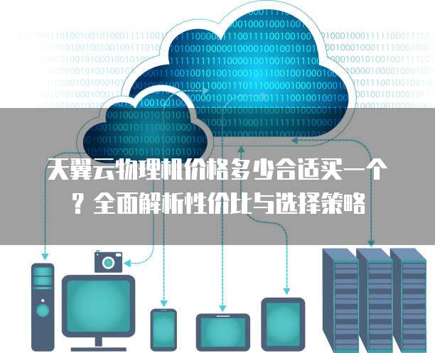 天翼云物理机价格多少合适买一个?全面解析性价比与选择策略
