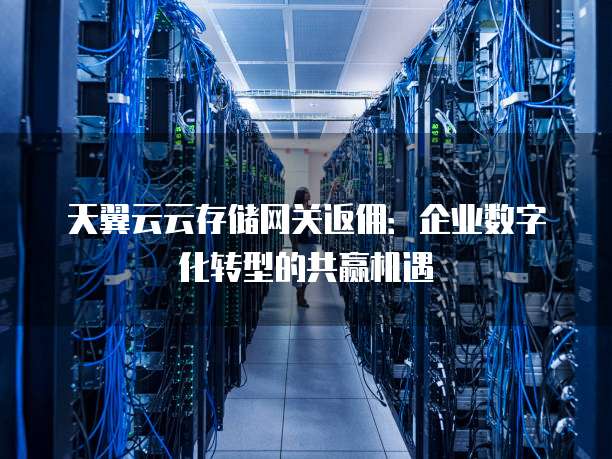 天翼云云存储网关返佣：企业数字化转型的共赢机遇