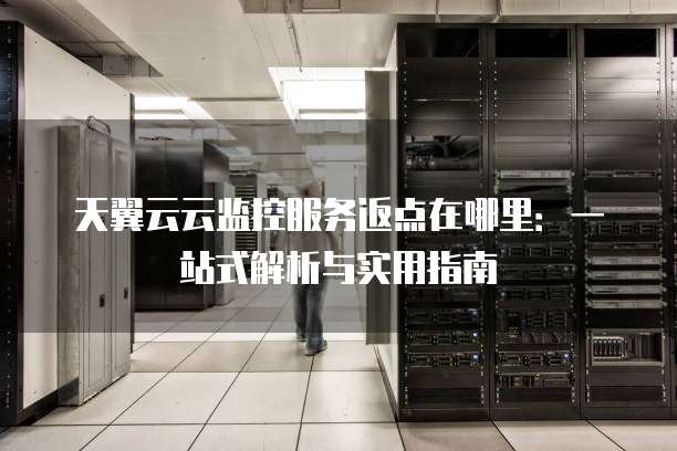 天翼云云监控服务返点在哪里:一站式解析与实用指南