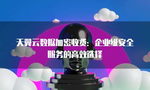 天翼云数据加密收费:企业级安全服务的高效选择