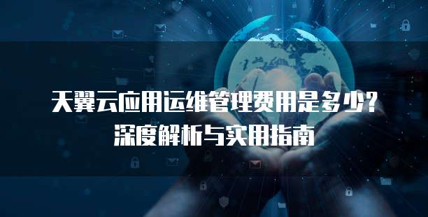天翼云应用运维管理费用是多少？深度解析与实用指南