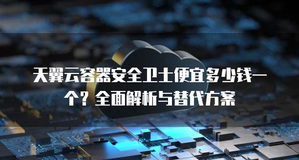天翼云容器安全卫士便宜多少钱一个?全面解析与替代方案