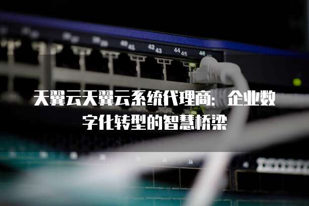 天翼云天翼云系统代理商：企业数字化转型的智慧桥梁
