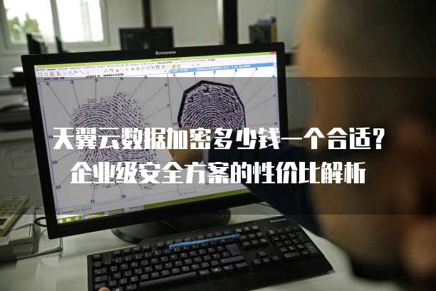 天翼云数据加密多少钱一个合适？企业级安全方案的性价比解析