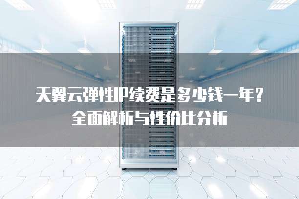 天翼云弹性IP续费是多少钱一年？全面解析与性价比分析