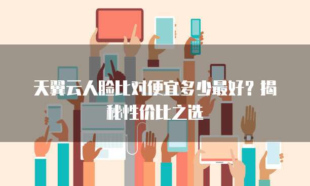 天翼云人脸比对便宜多少最好?揭秘性价比之选