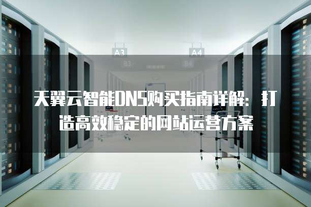 天翼云智能DNS购买指南详解:打造高效稳定的网站运营方案